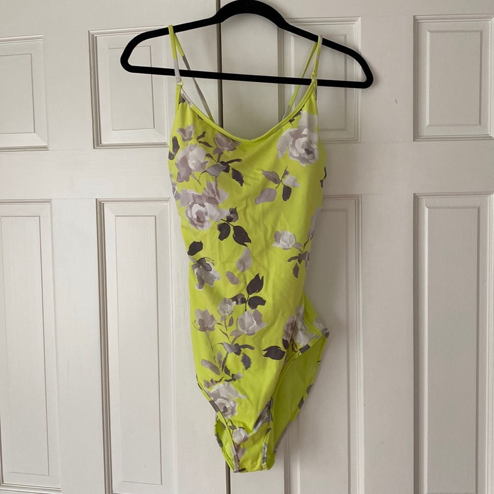 Athleta one piece floral swimsuit